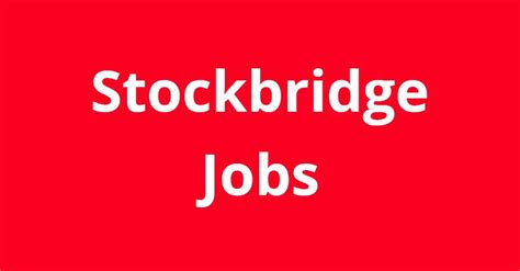 Sort by relevance - date. . Jobs in stockbridge ga